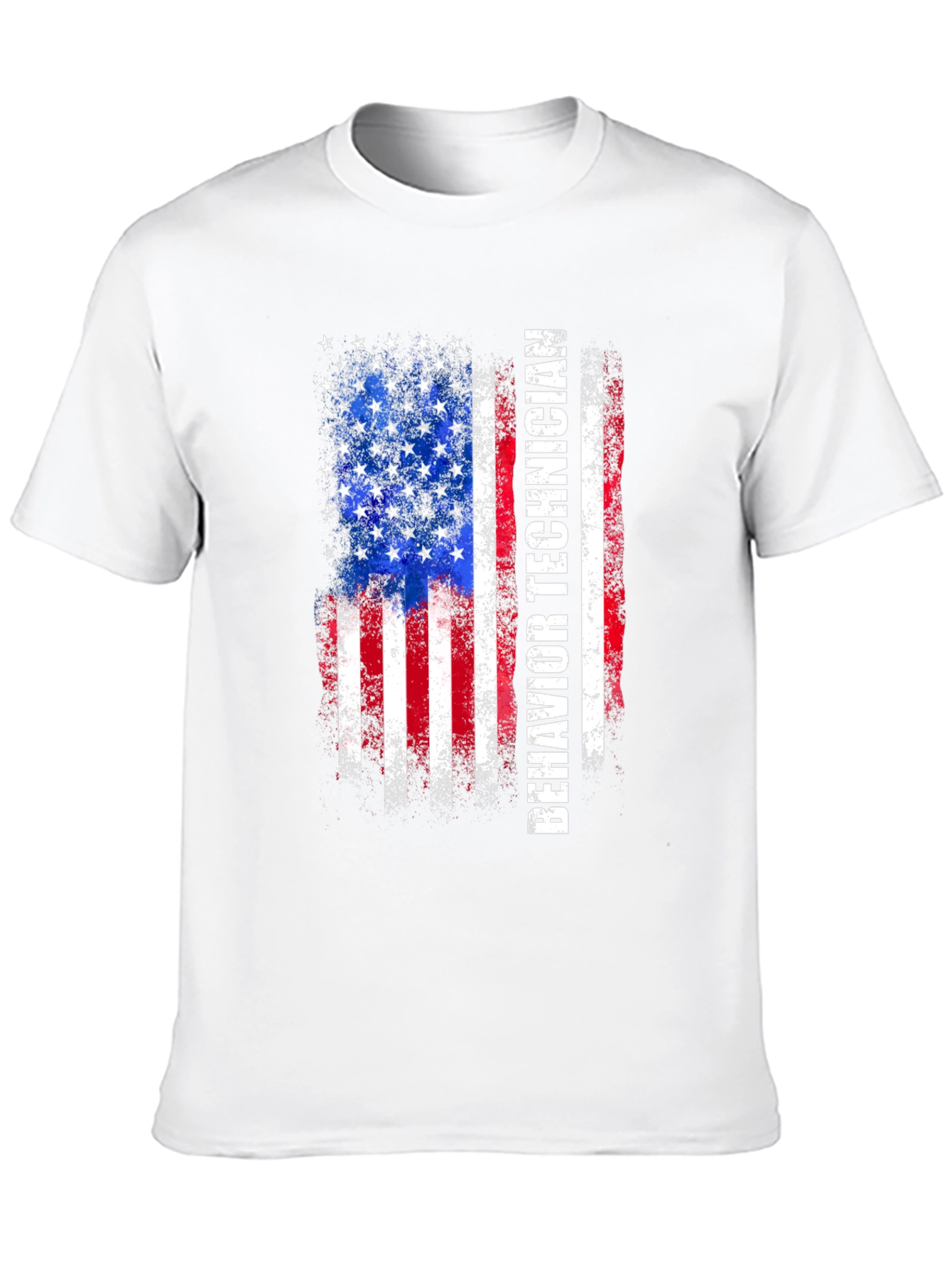 Behavior Technician American Flag T-Shirt