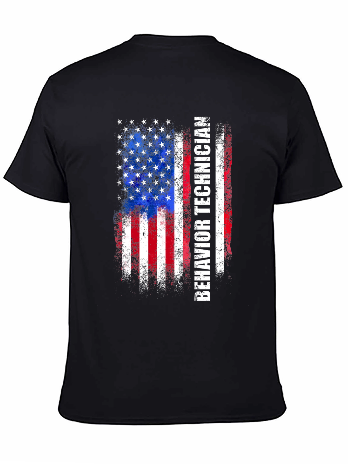 Behavior Technician American Flag T-Shirt