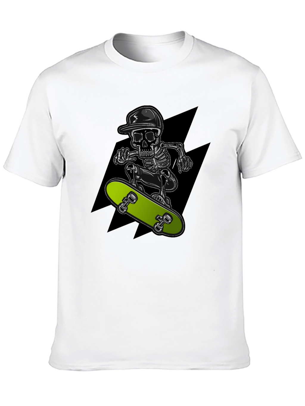 Skull Skateboarder Graphic T-Shirt