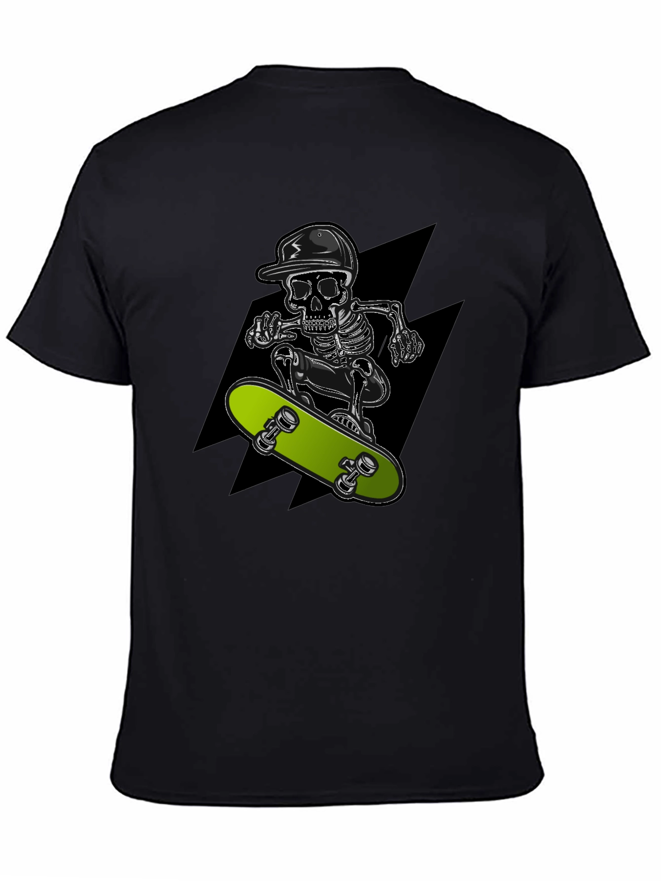 Skull Skateboarder Graphic T-Shirt