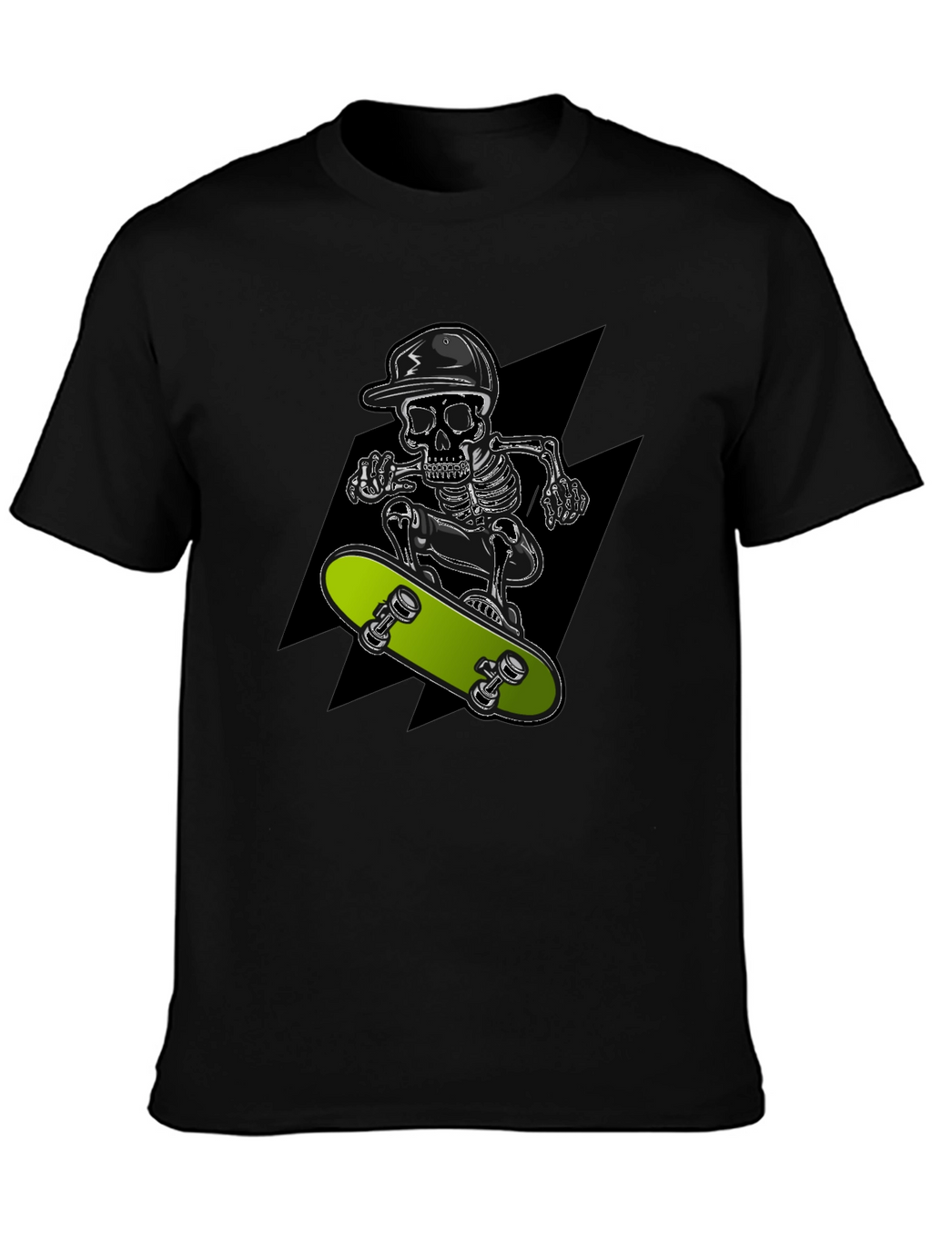 Skull Skateboarder Graphic T-Shirt