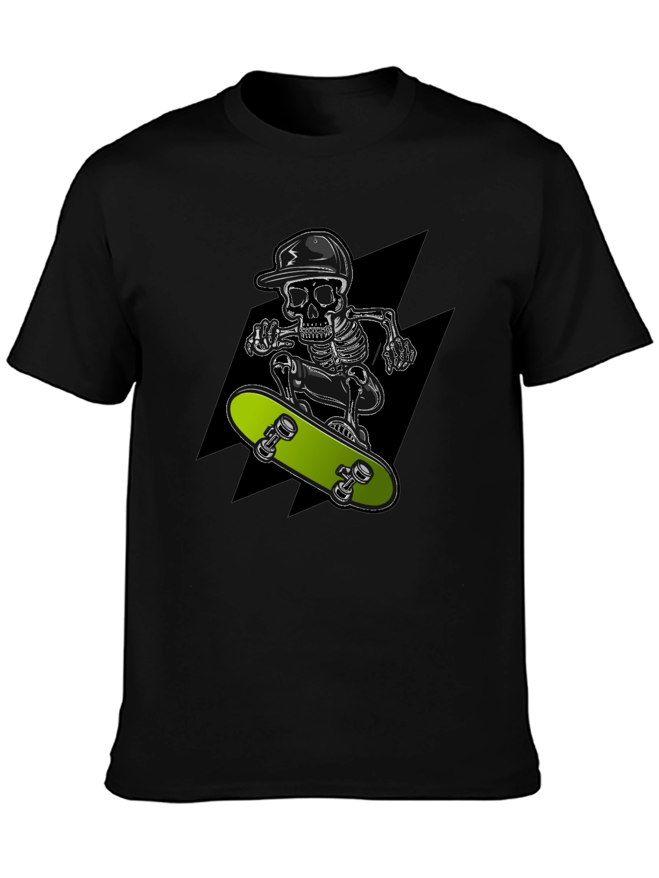 Skull Skateboarder Graphic T-Shirt