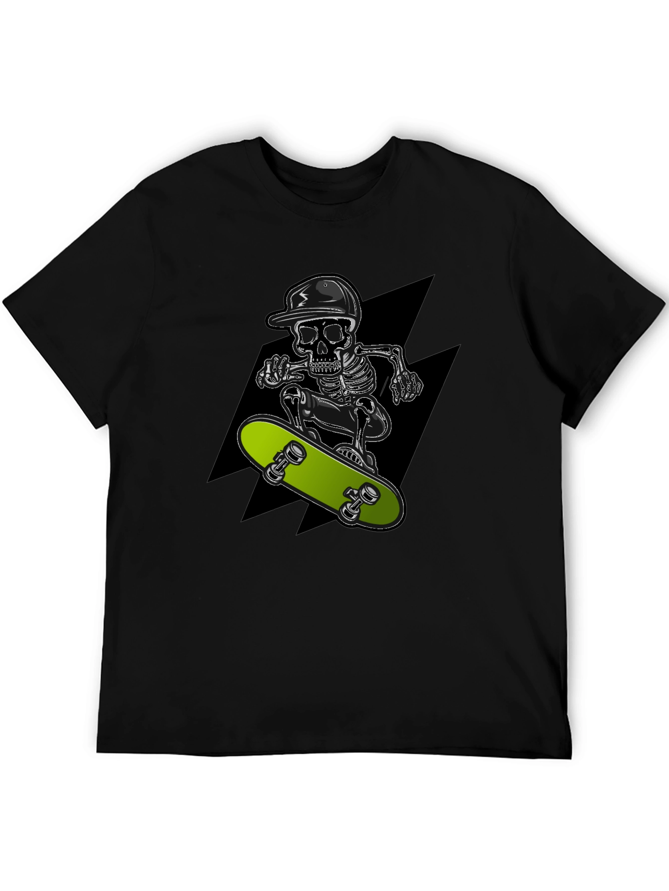 Skull Skateboarder Graphic T-Shirt