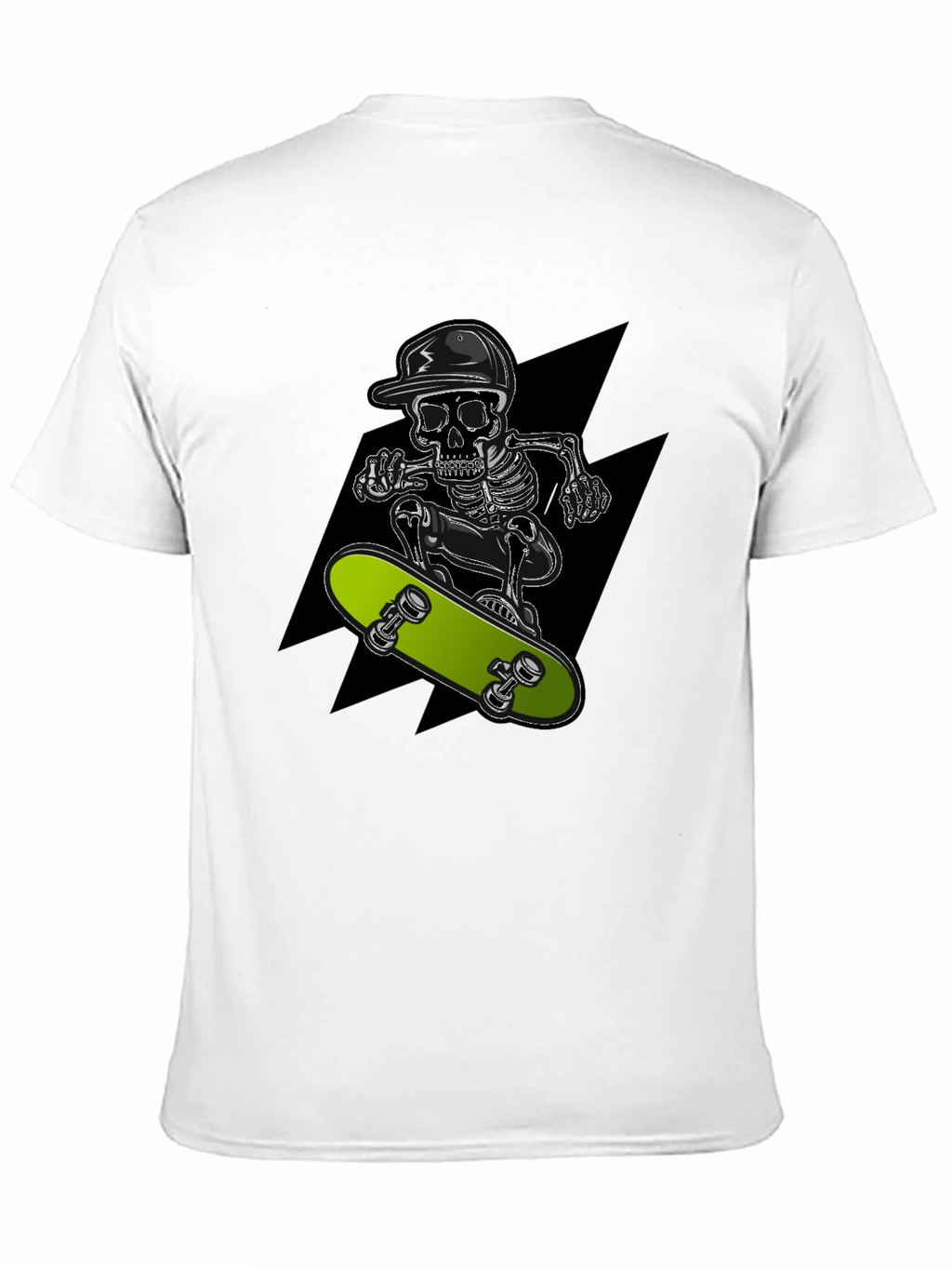 Skull Skateboarder Graphic T-Shirt