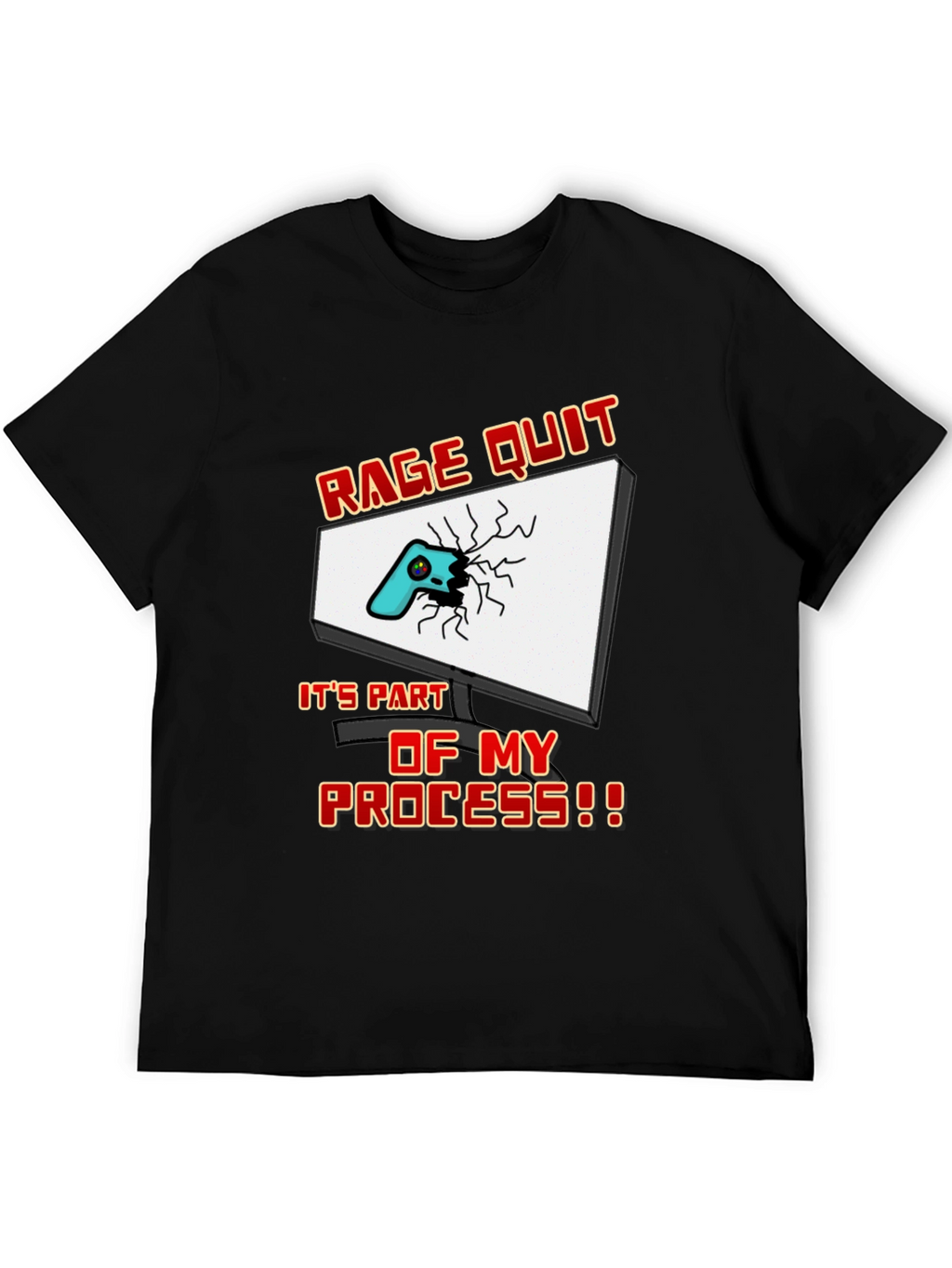 Rage Quit Gamer T-Shirt - Funny Gaming Tee
