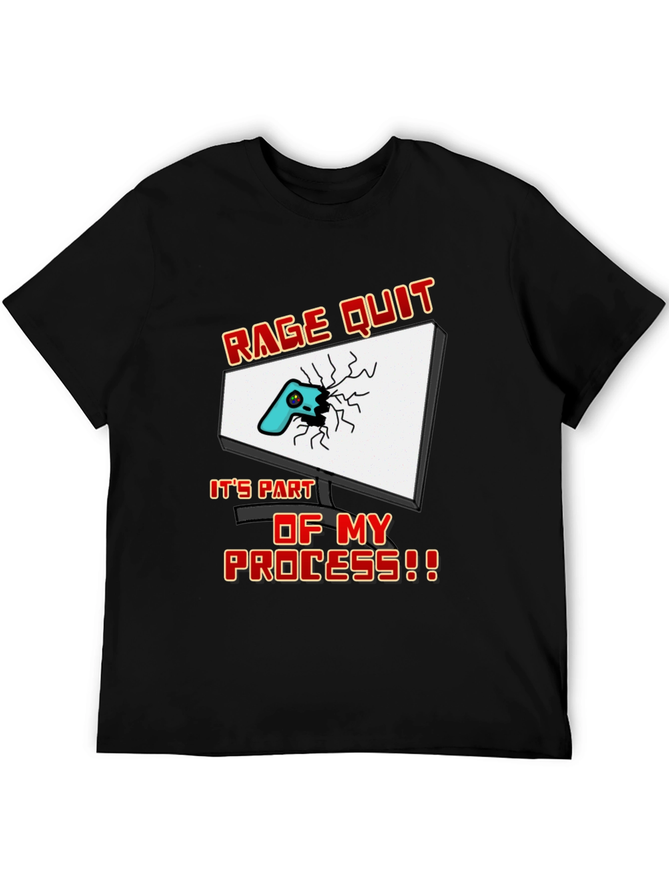 Rage Quit Gamer T-Shirt - Funny Gaming Tee