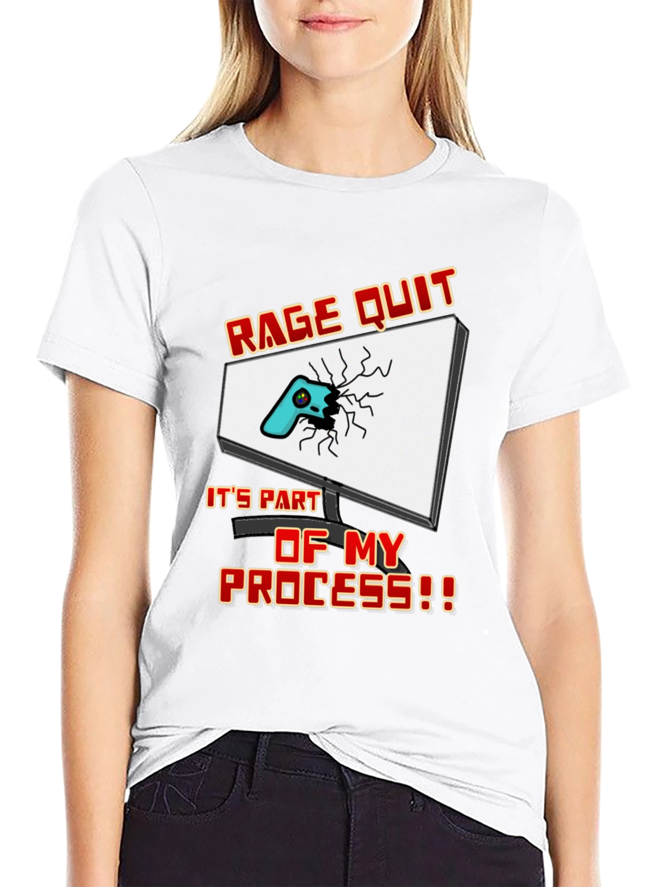 Rage Quit Gamer T-Shirt - Funny Gaming Tee