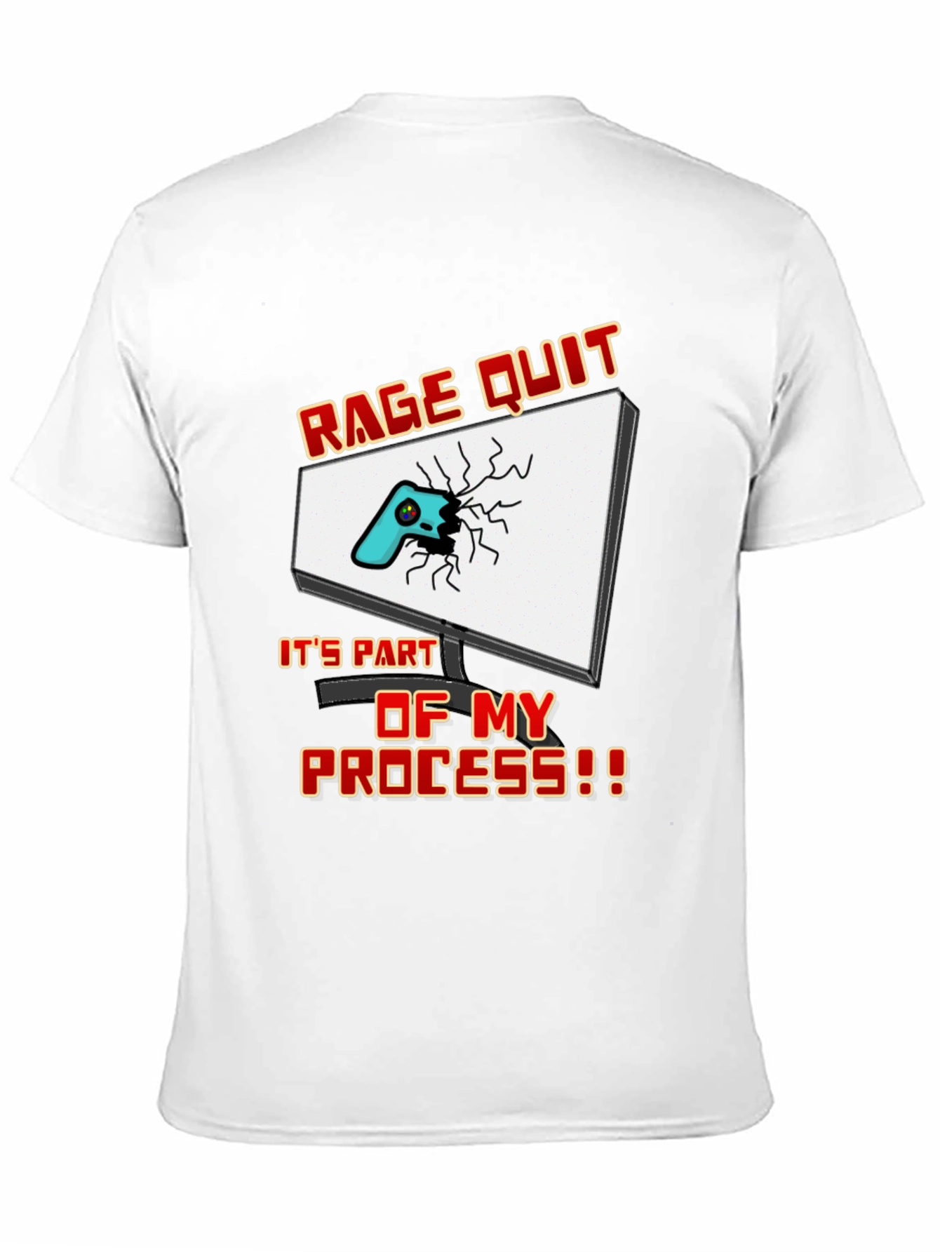 Rage Quit Gamer T-Shirt - Funny Gaming Tee