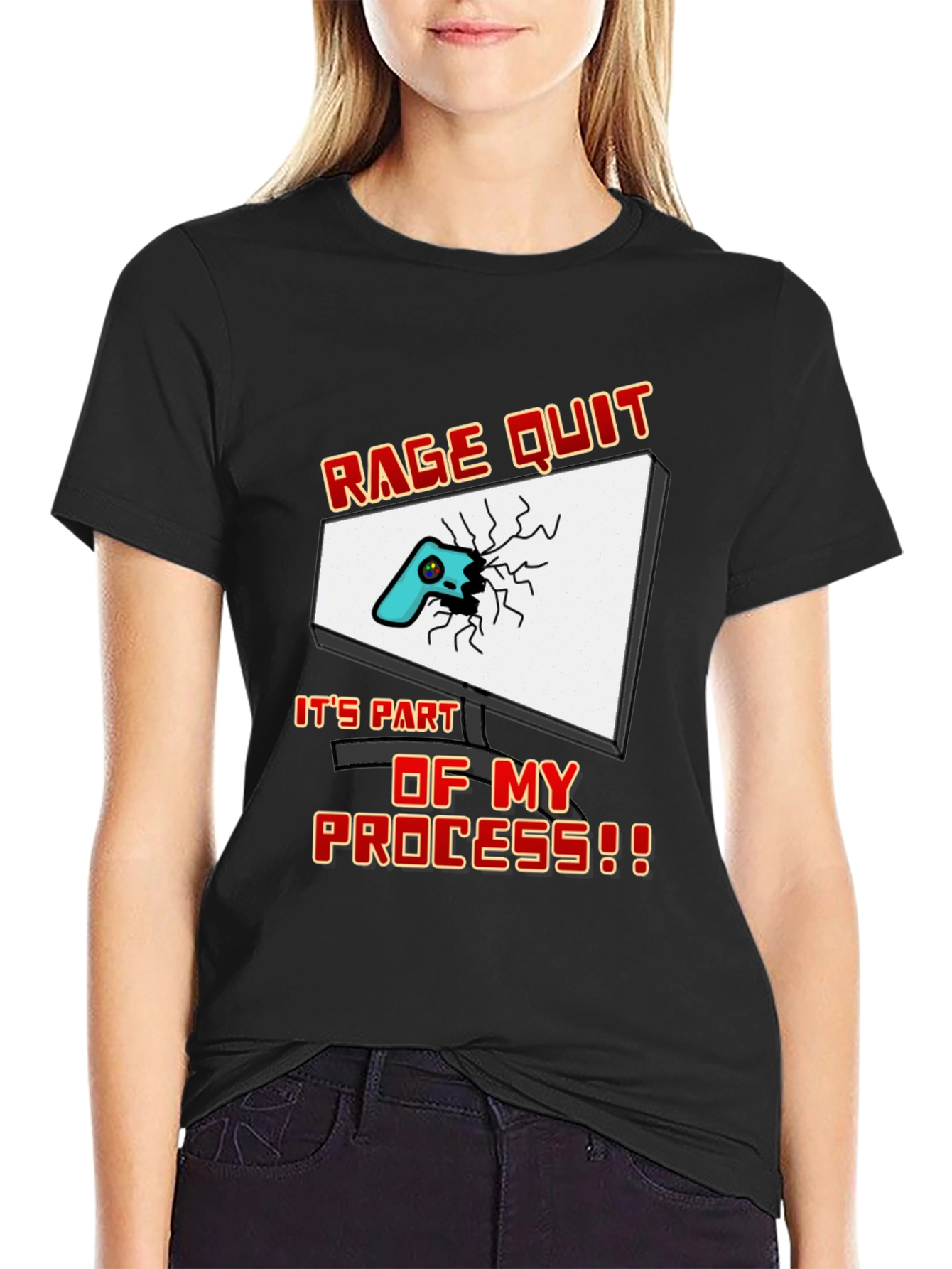Rage Quit Gamer T-Shirt - Funny Gaming Tee