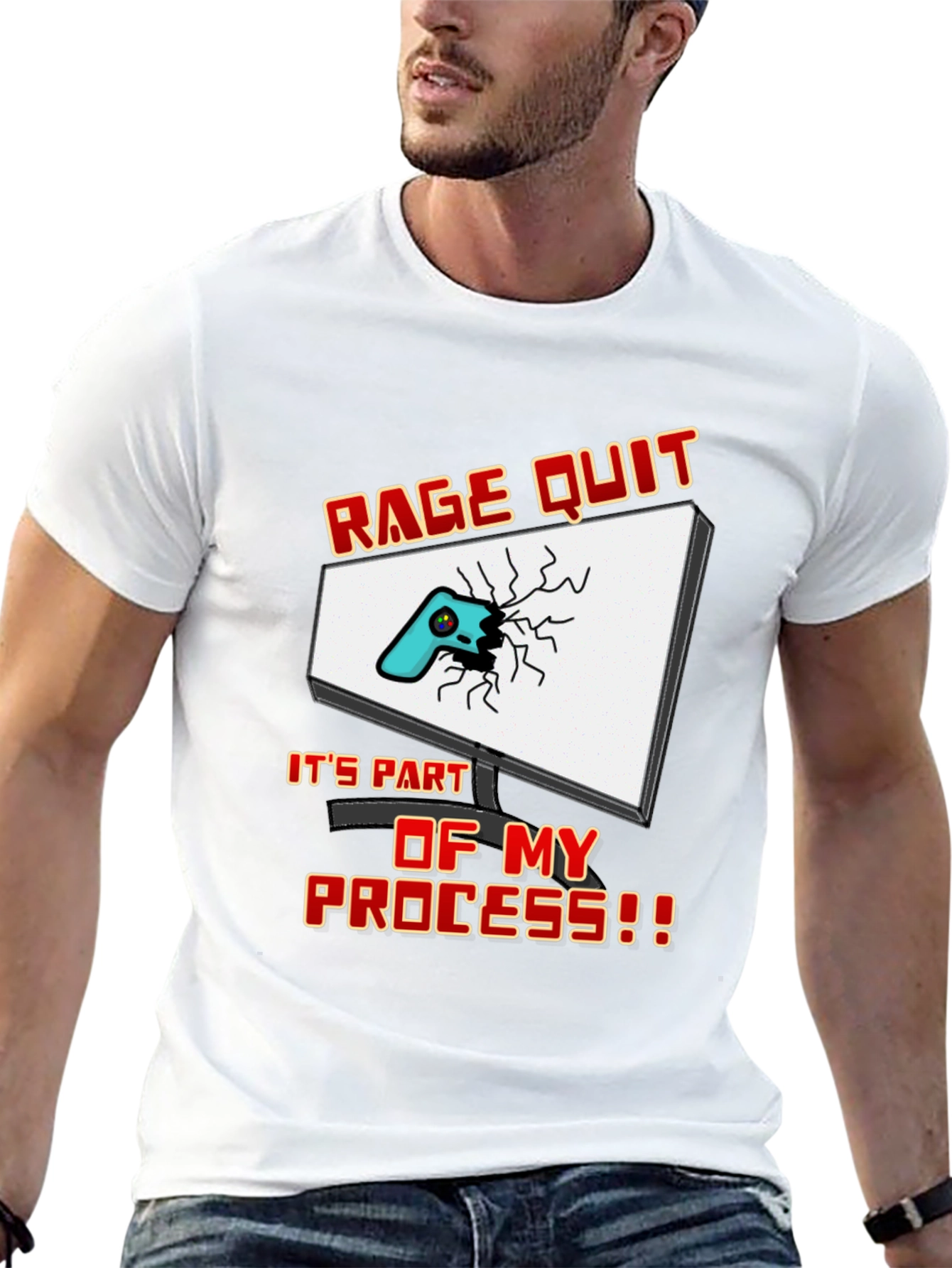 Rage Quit Gamer T-Shirt - Funny Gaming Tee