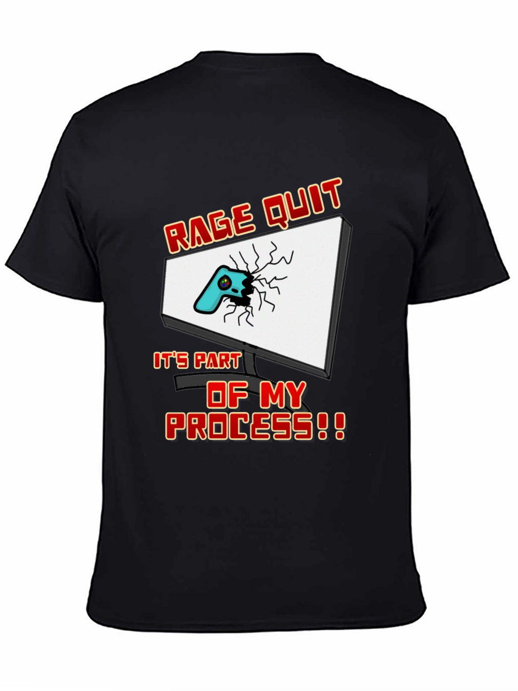 Rage Quit Gamer T-Shirt - Funny Gaming Tee