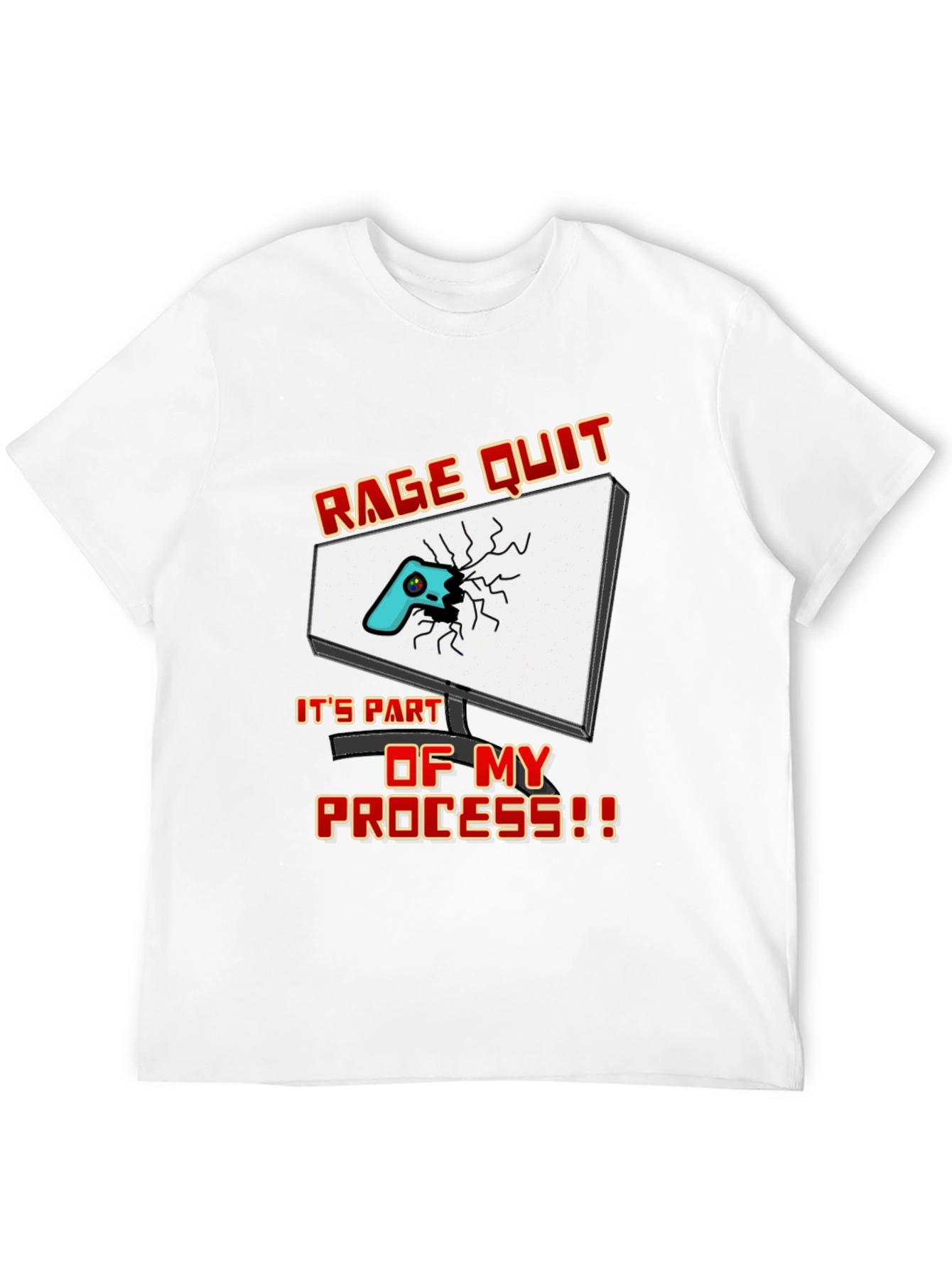 Rage Quit Gamer T-Shirt - Funny Gaming Tee