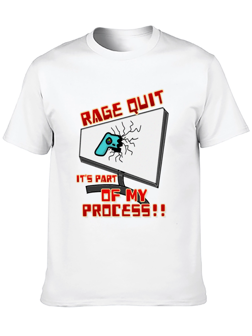 Rage Quit Gamer T-Shirt - Funny Gaming Tee