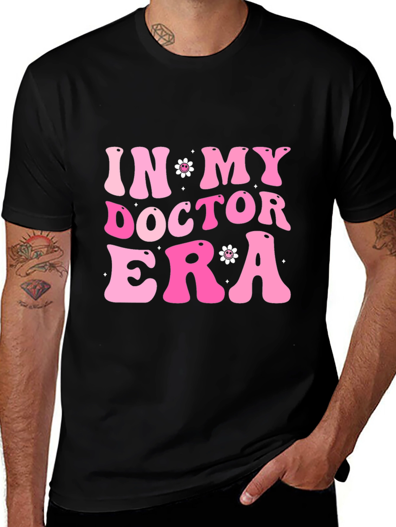 In My Doctor Era Black T-Shirt