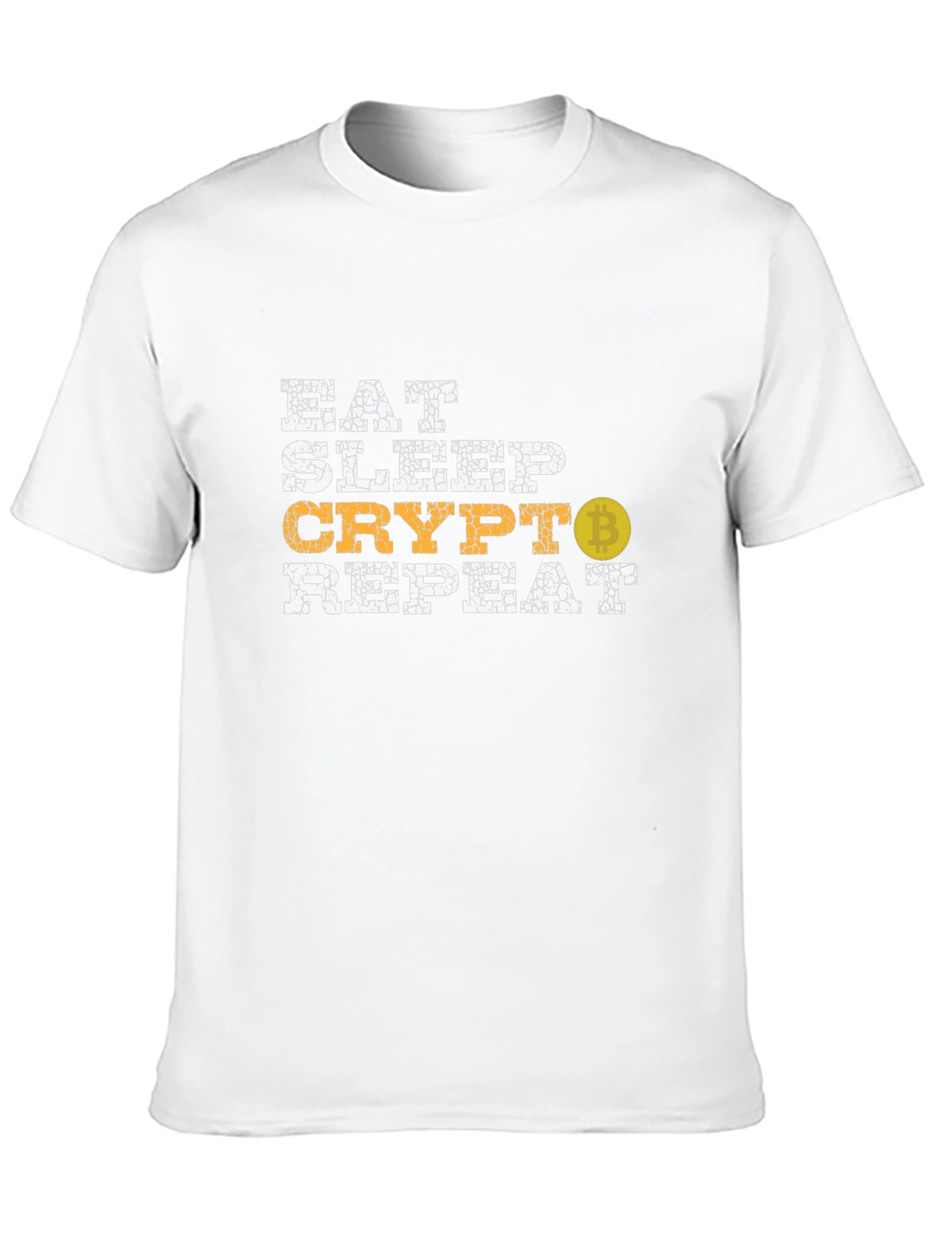 Eat Sleep Crypto Repeat T-Shirt - Bitcoin Lover Tee