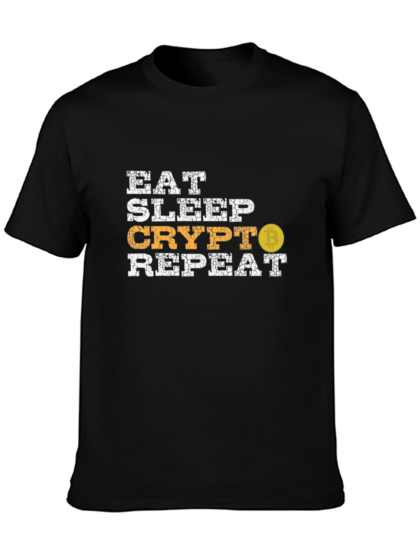 Eat Sleep Crypto Repeat T-Shirt - Bitcoin Lover Tee