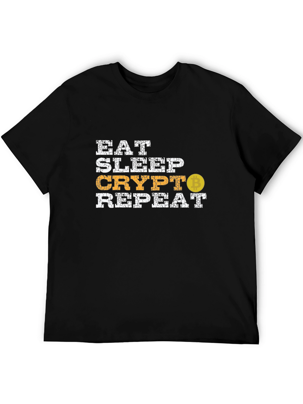 Eat Sleep Crypto Repeat T-Shirt - Bitcoin Lover Tee