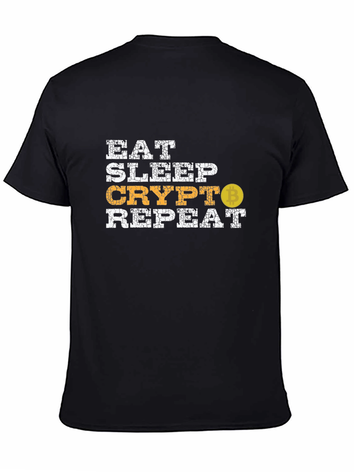 Eat Sleep Crypto Repeat T-Shirt - Bitcoin Lover Tee