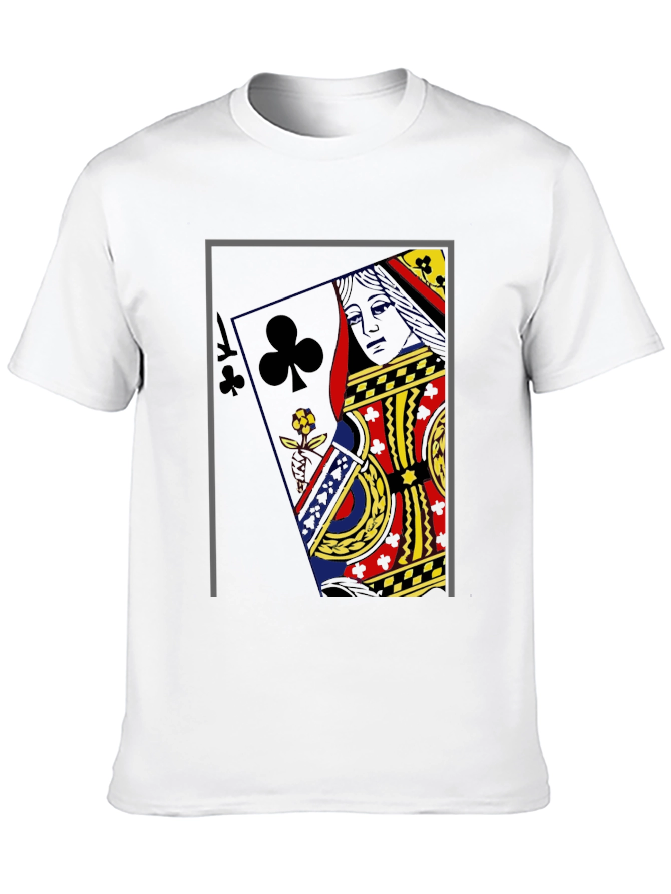 Queen of Clubs Graphic Tee