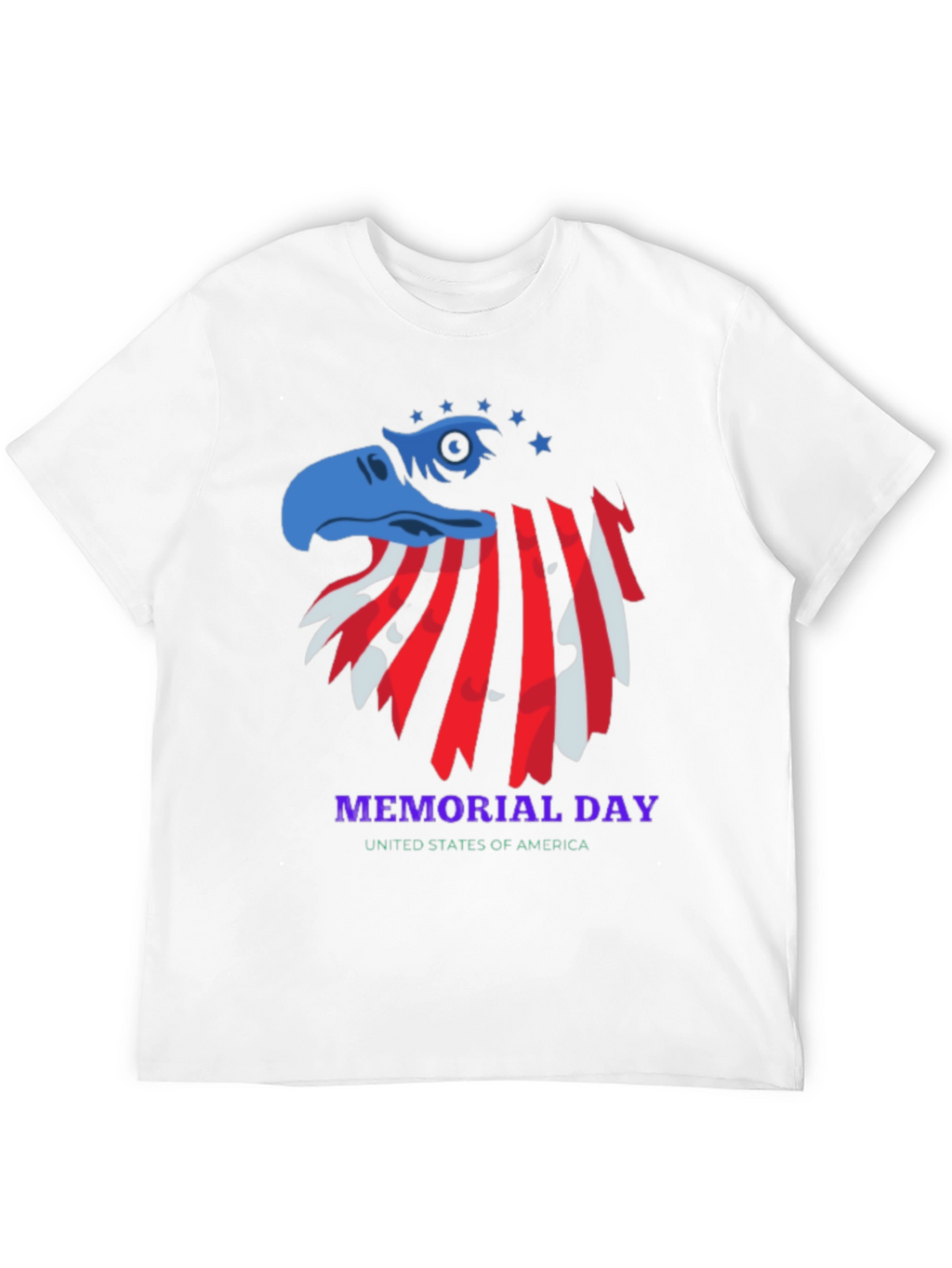Memorial Day Eagle Graphic Tee