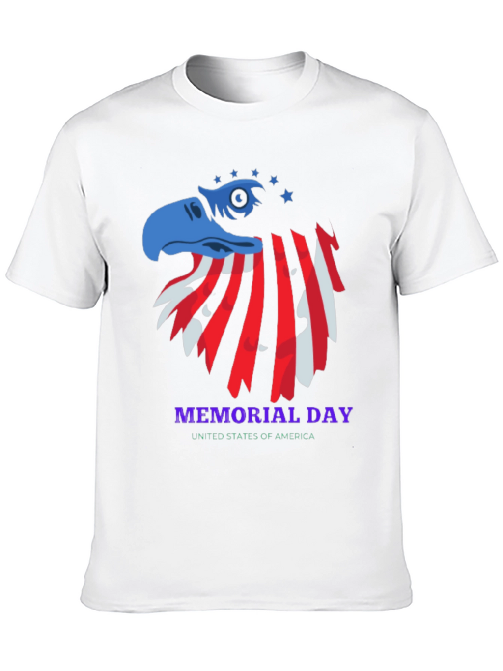 Memorial Day Eagle Graphic Tee