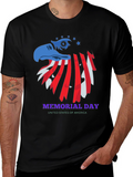 Memorial Day Eagle Graphic Tee