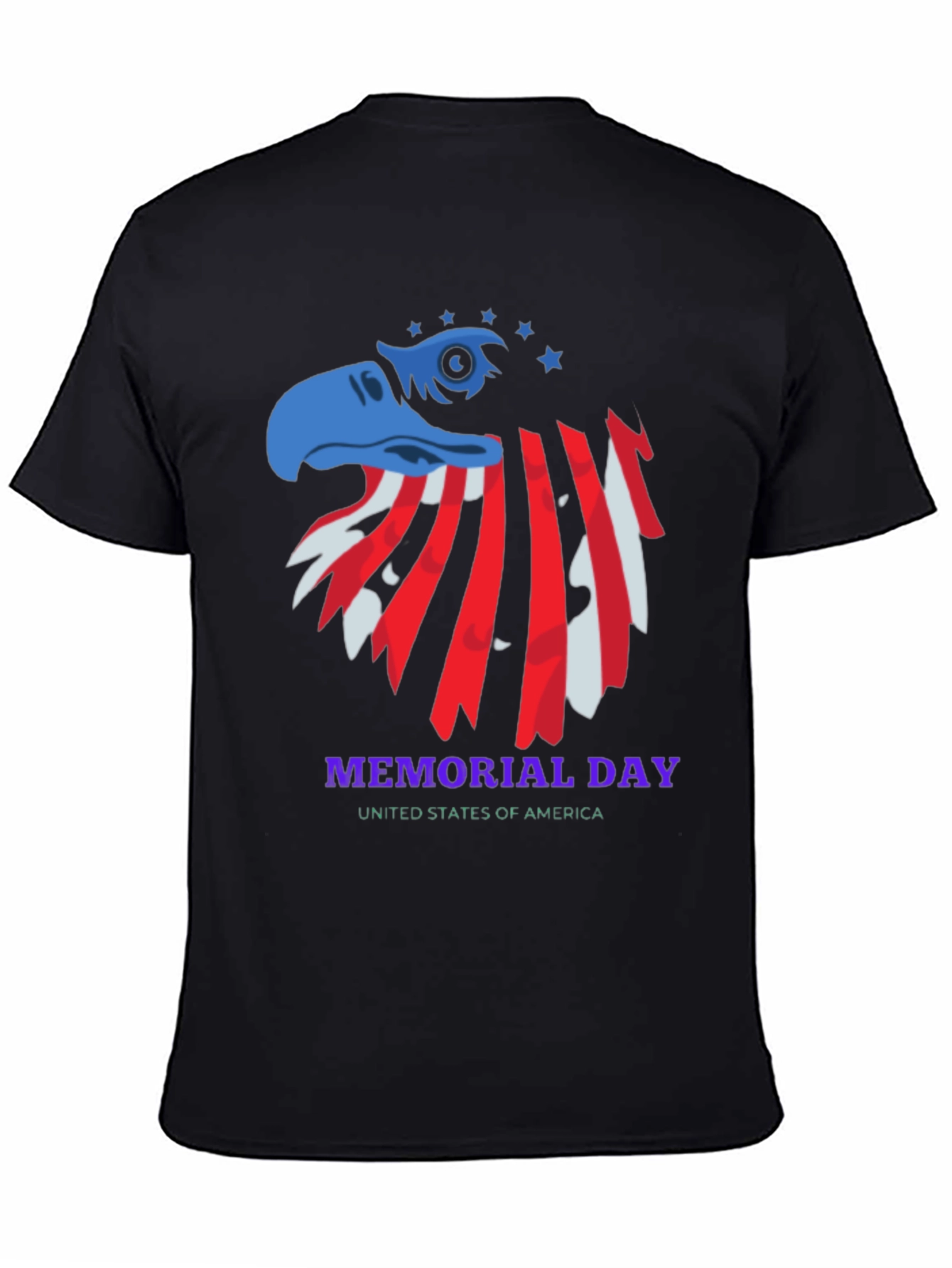 Memorial Day Eagle Graphic Tee