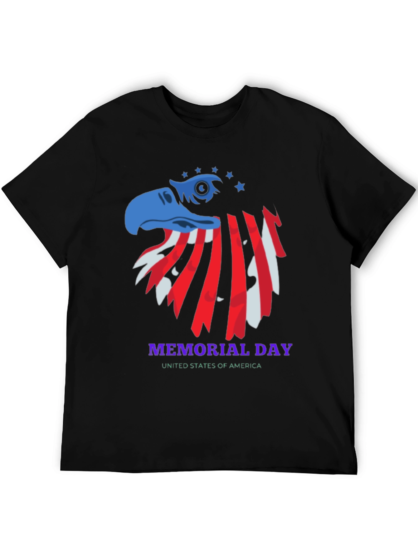 Memorial Day Eagle Graphic Tee