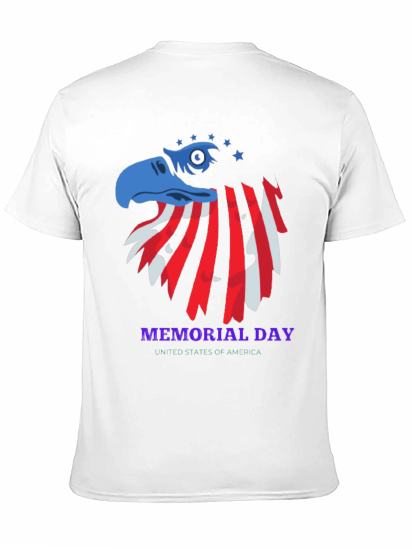 Memorial Day Eagle Graphic Tee