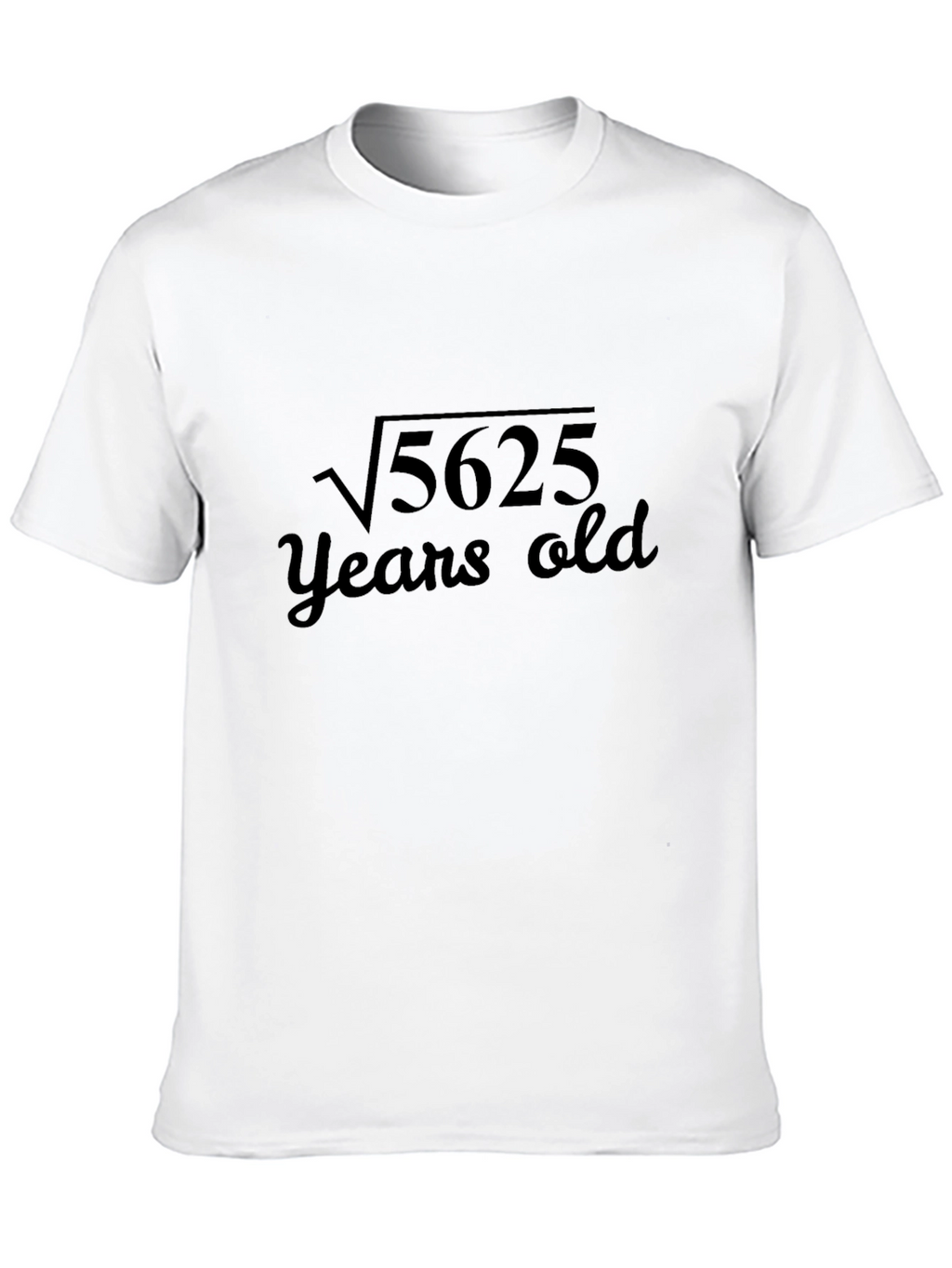 Funny 75 Years Old Math T-Shirt
