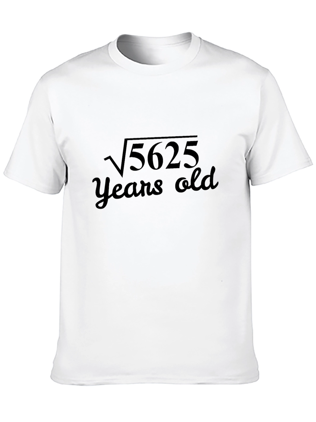 Funny 75 Years Old Math T-Shirt