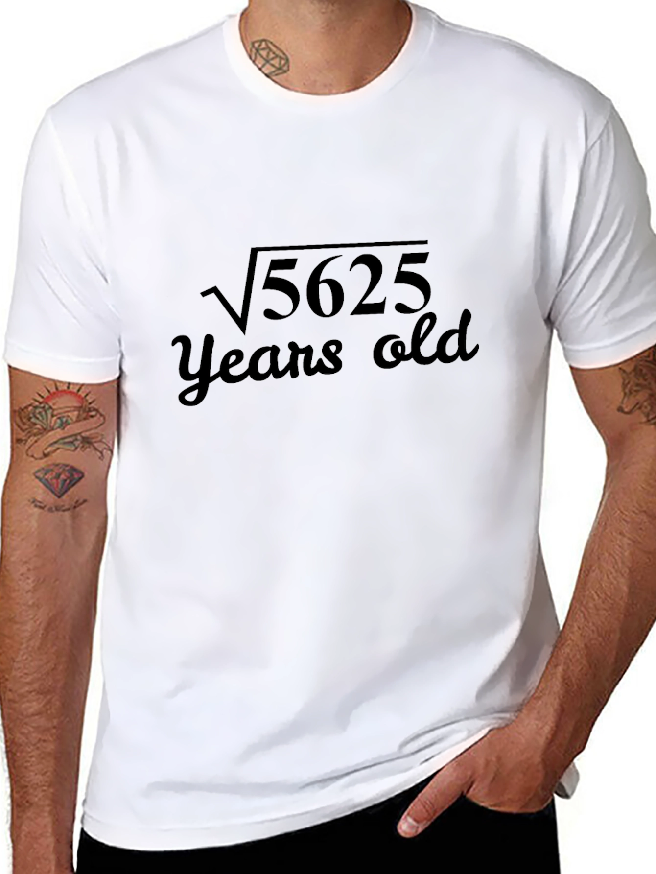Funny 75 Years Old Math T-Shirt