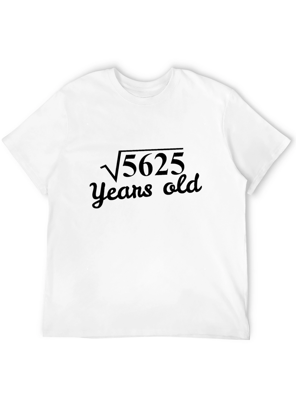 Funny 75 Years Old Math T-Shirt