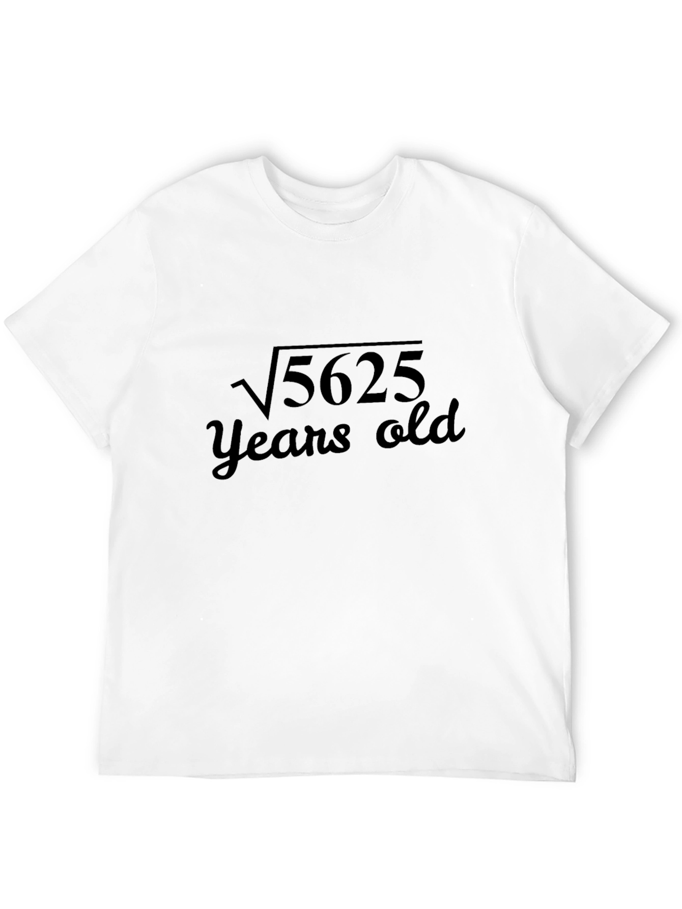 Funny 75 Years Old Math T-Shirt