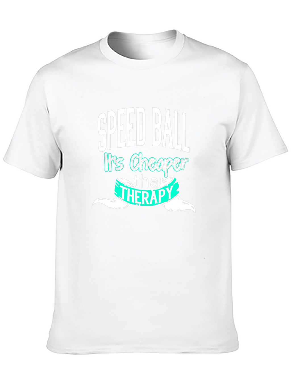Speedball Cheaper Than Therapy Tee - Black Cotton Blend