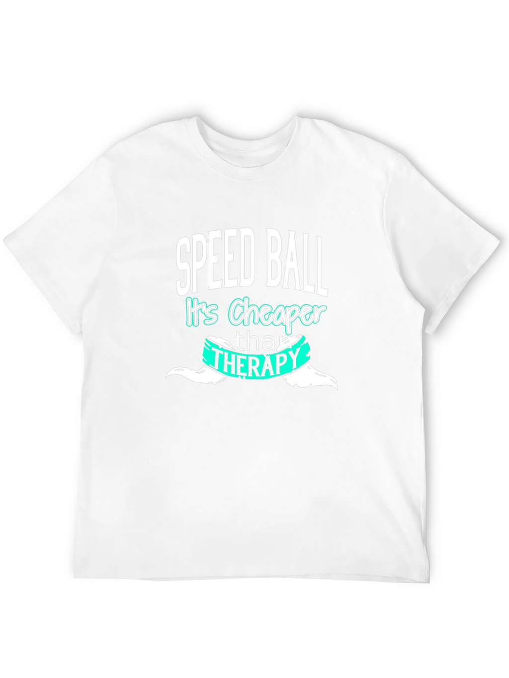 Speedball Cheaper Than Therapy Tee - Black Cotton Blend
