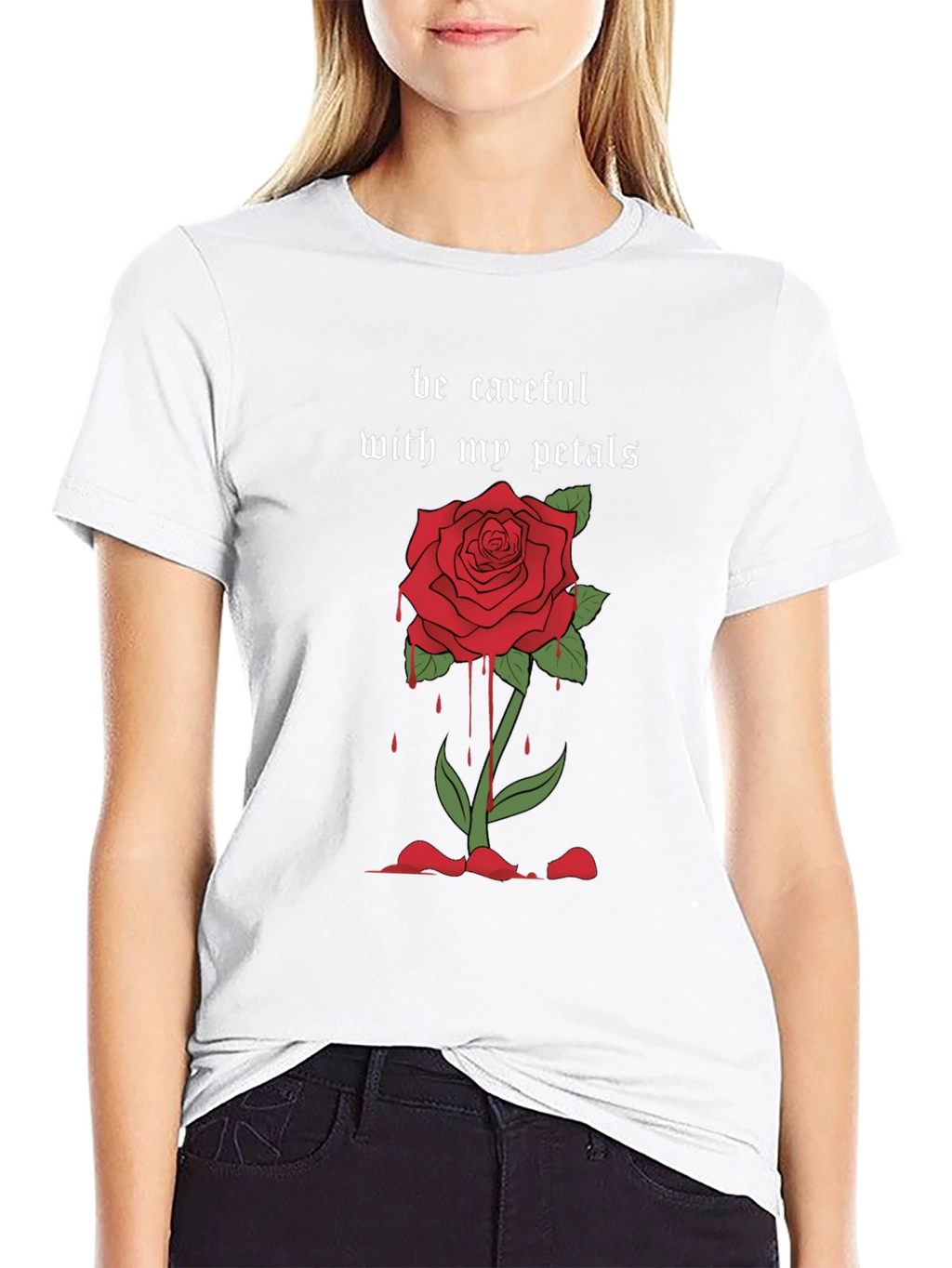 Be Careful With My Petals Graphic T-Shirt