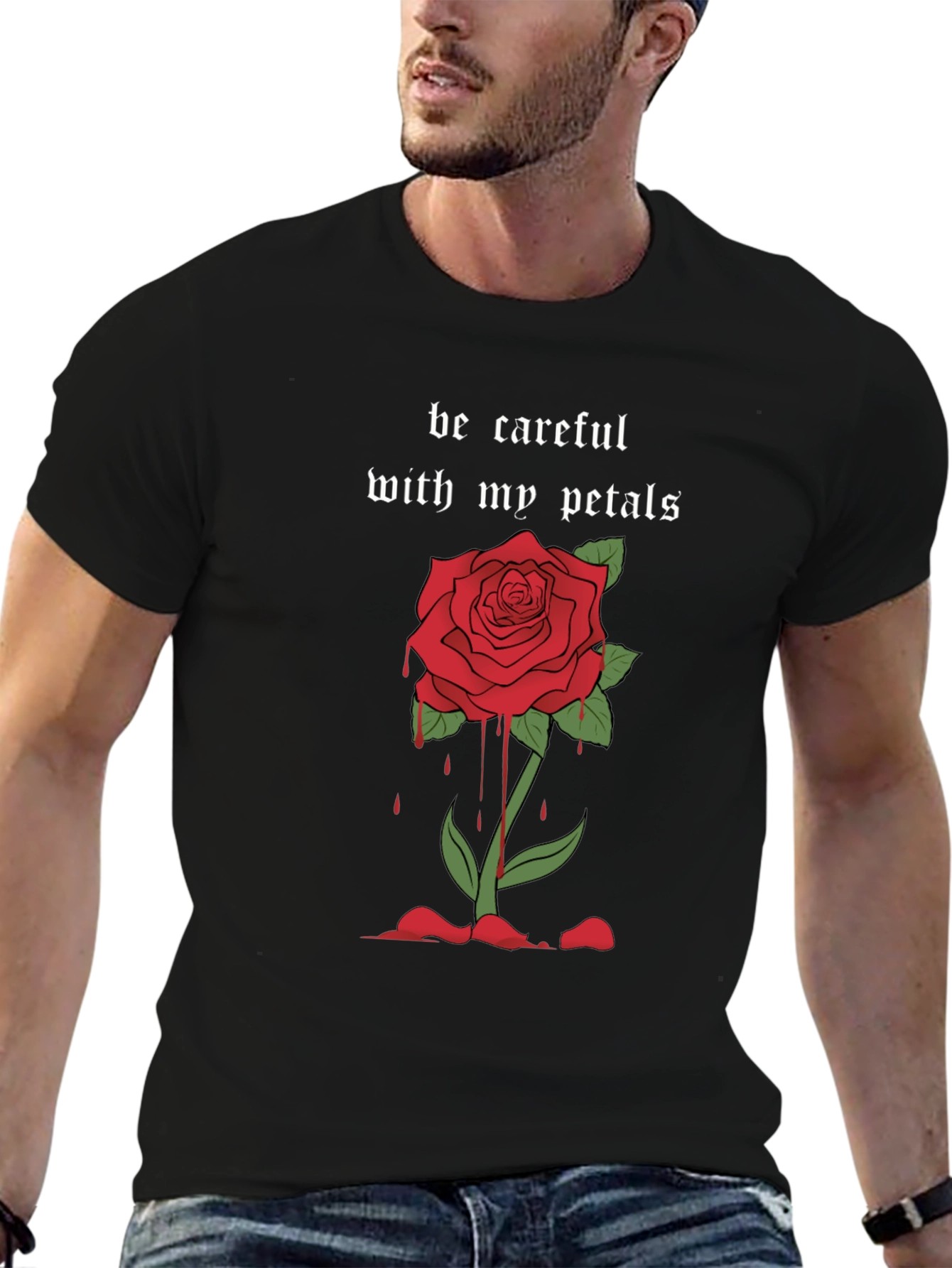 Be Careful With My Petals Graphic T-Shirt