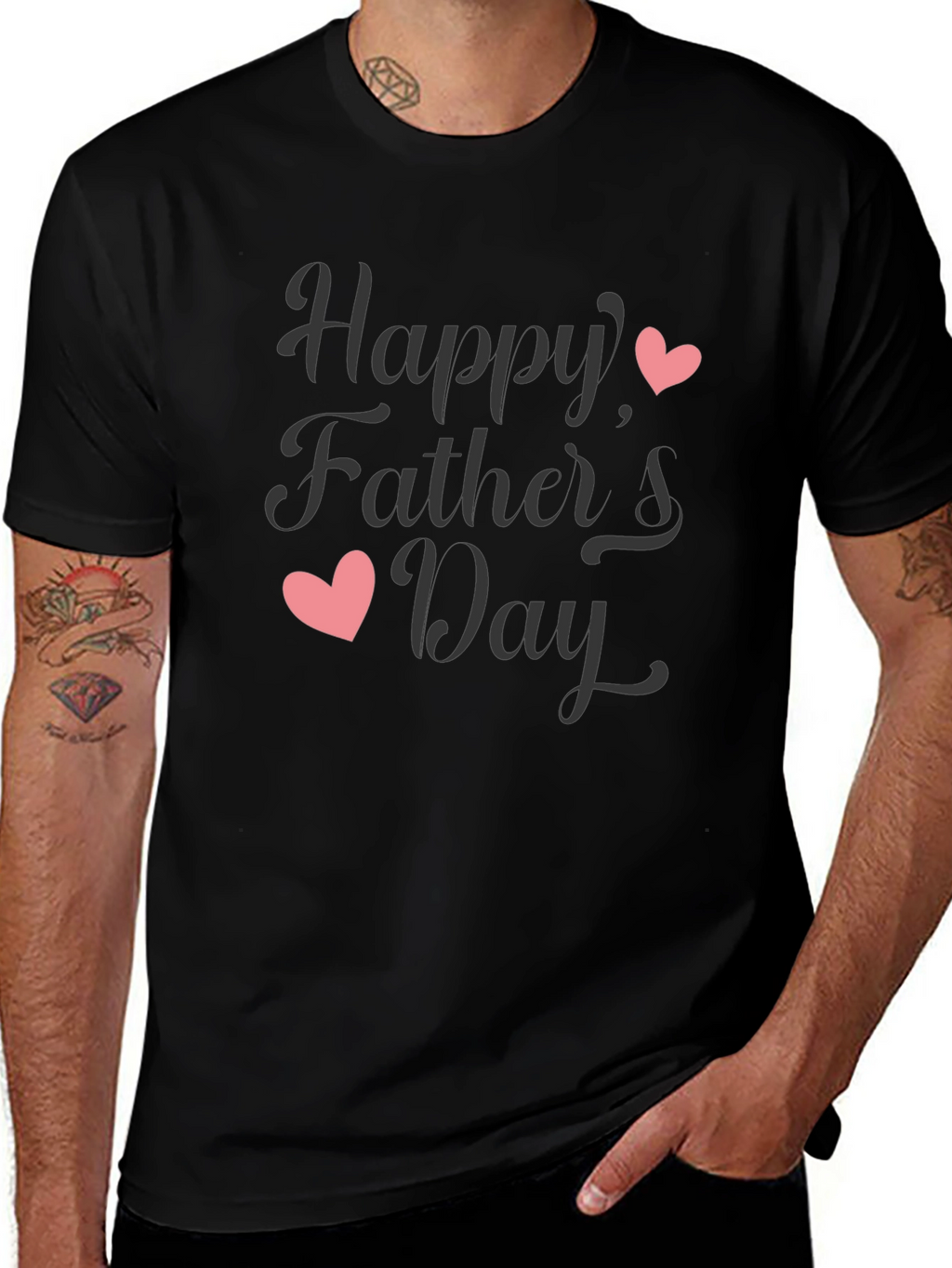 Happy Fathers Day T-Shirt - Soft Cotton Tee