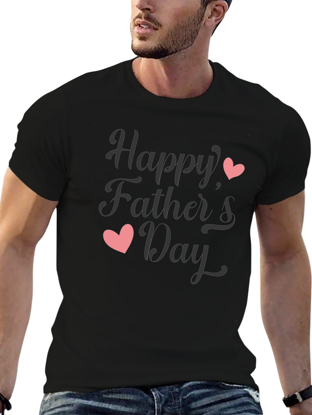 Happy Fathers Day T-Shirt - Soft Cotton Tee