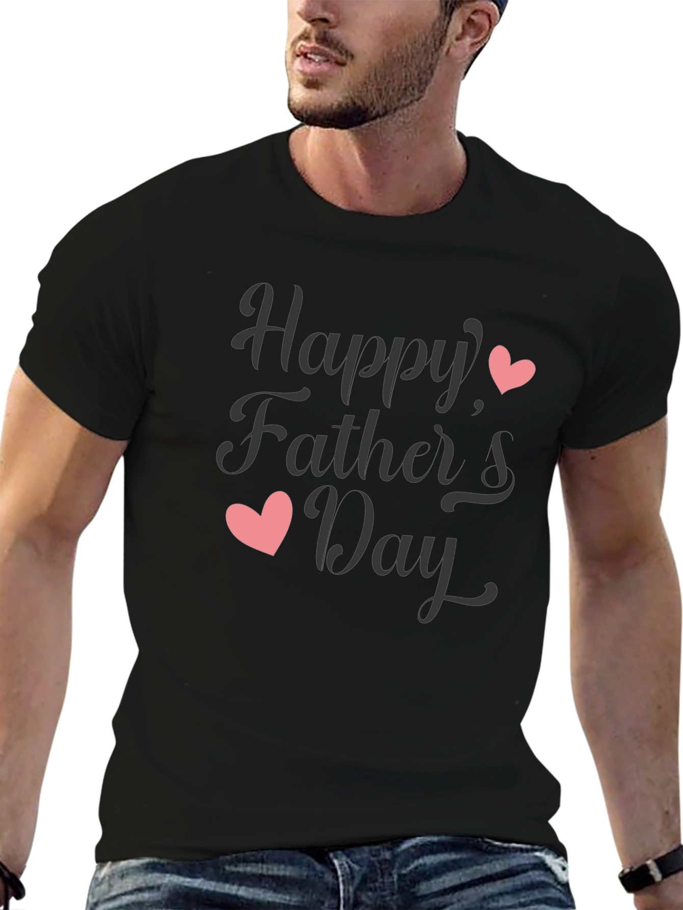Happy Fathers Day T-Shirt - Soft Cotton Tee