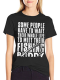 Fishing Daddy T-Shirt - Funny Angler Gift