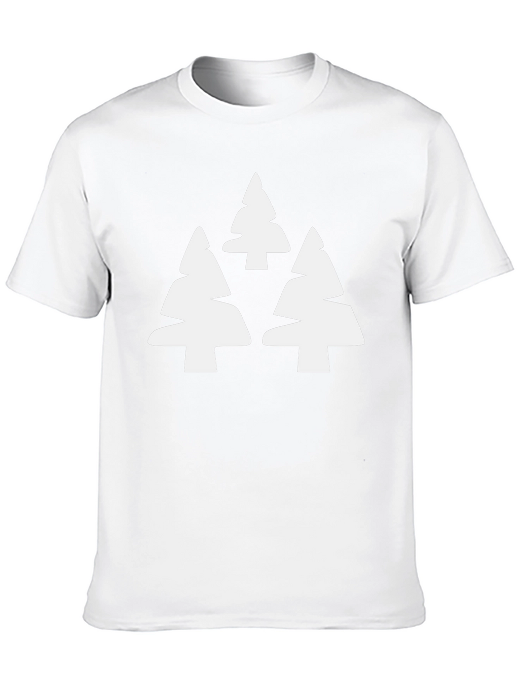 Modern Tree Graphic Tee - Black Casual T-Shirt