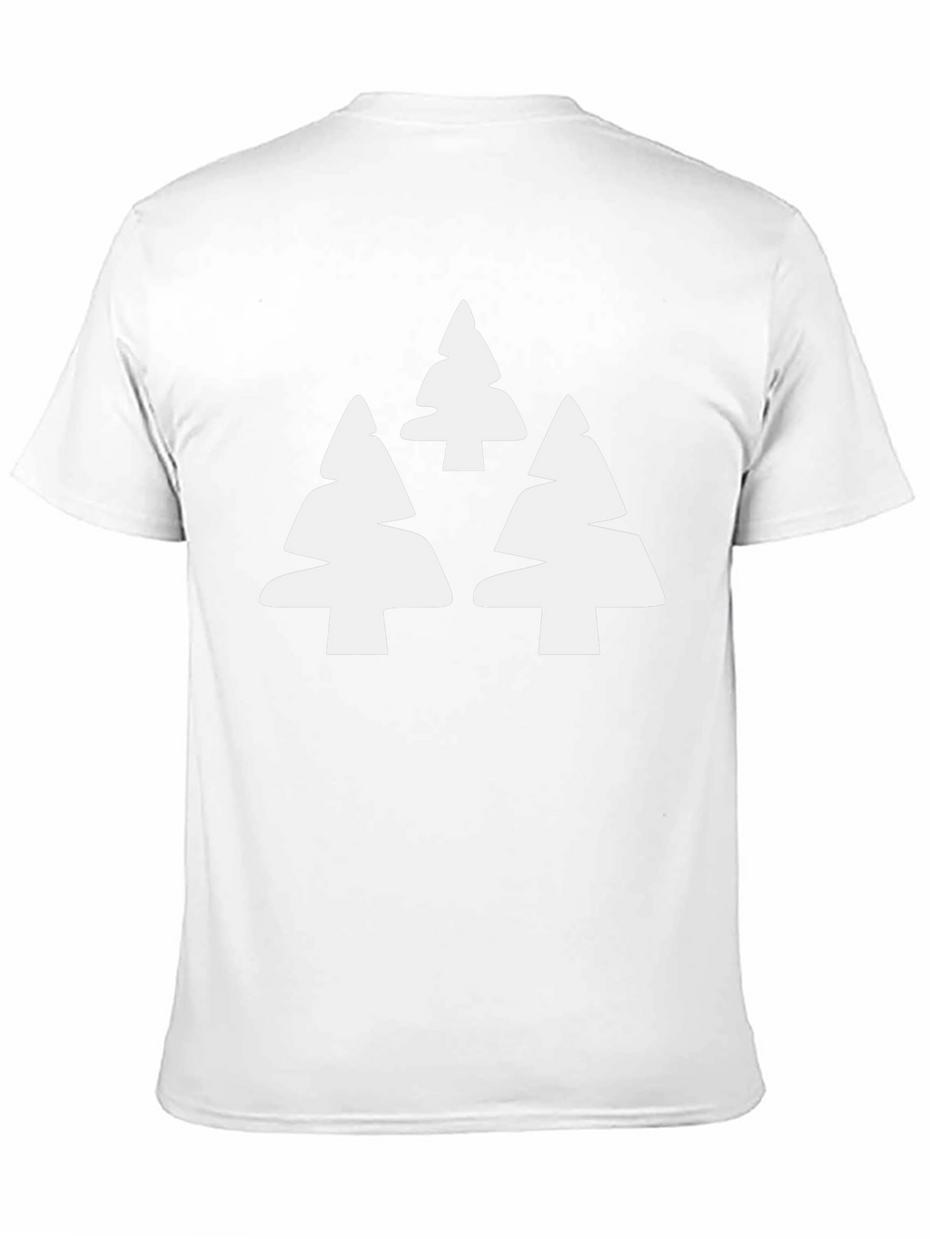 Modern Tree Graphic Tee - Black Casual T-Shirt