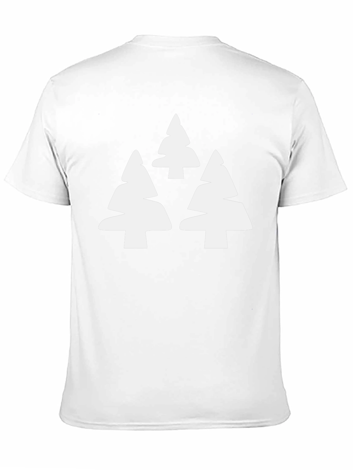 Modern Tree Graphic Tee - Black Casual T-Shirt