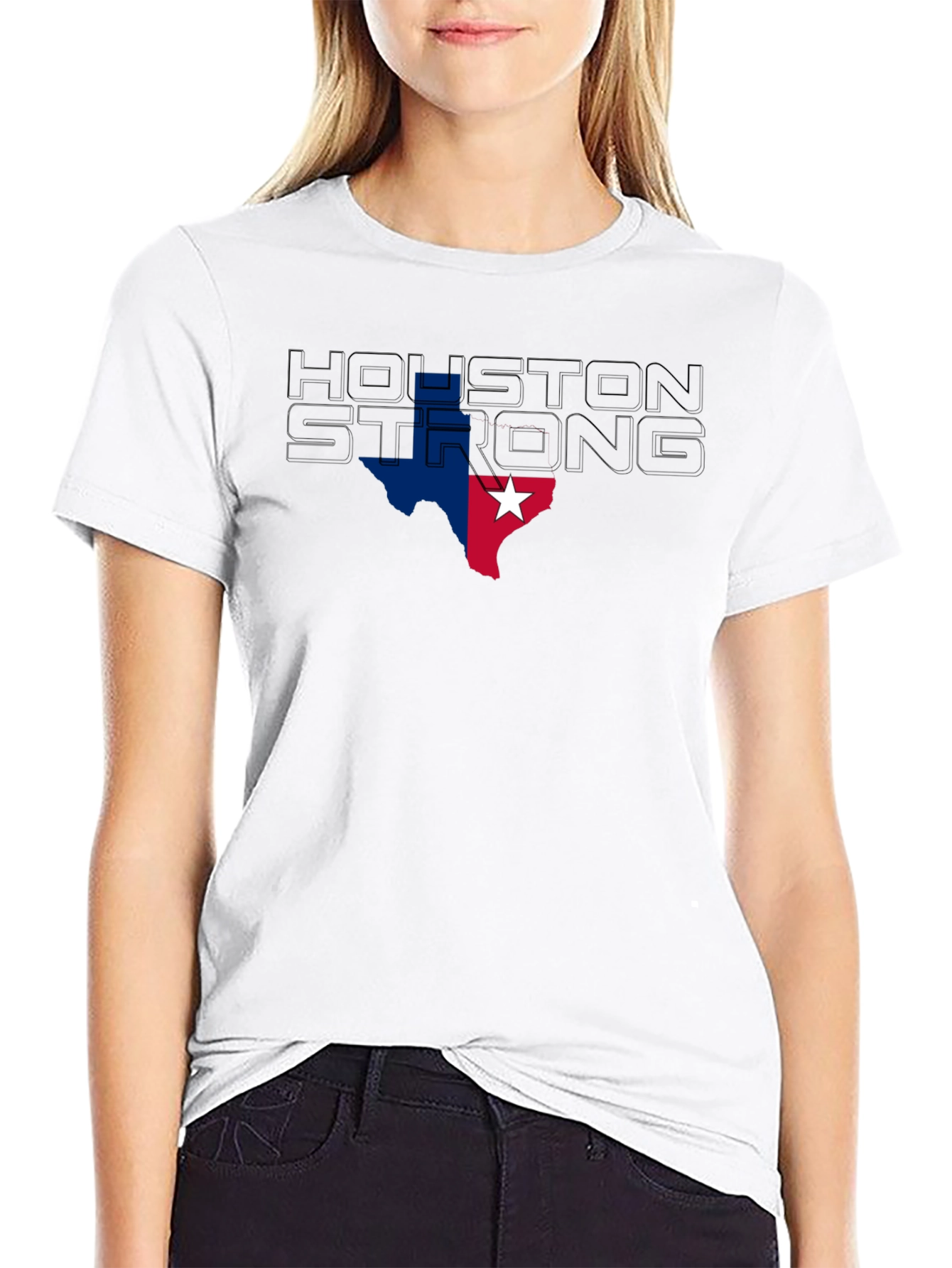 Houston Strong Texas Pride Graphic Tee