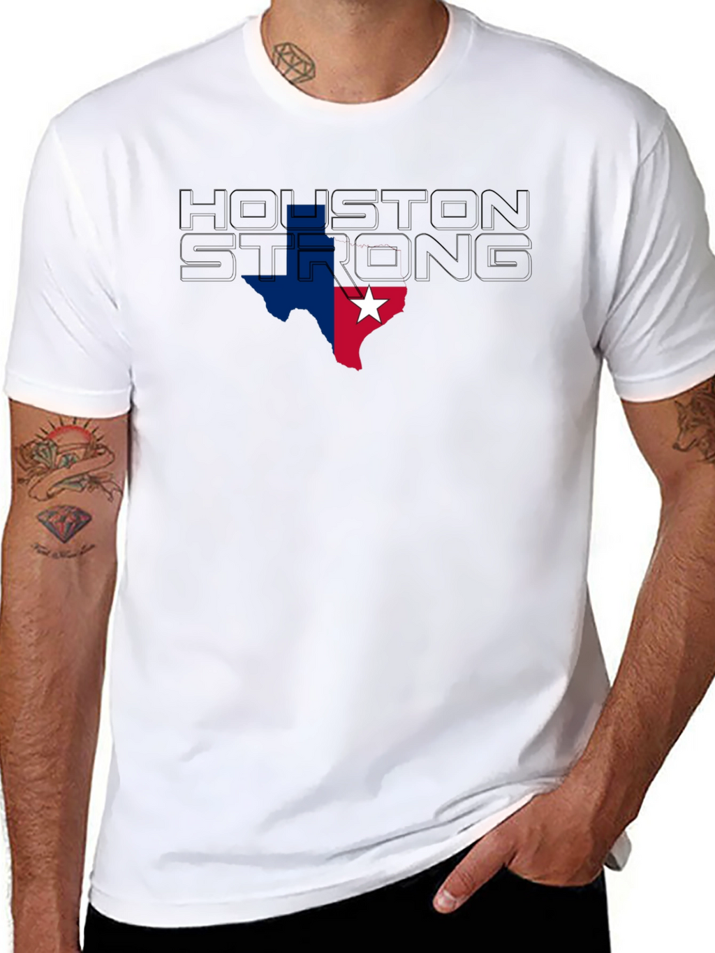 Houston Strong Texas Pride Graphic Tee
