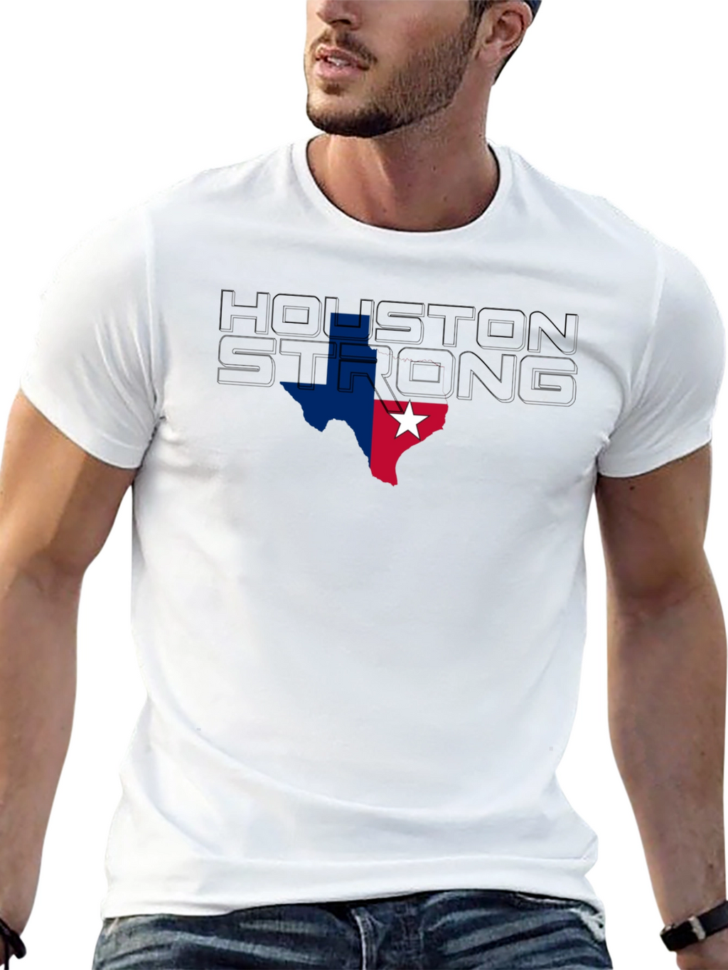 Houston Strong Texas Pride Graphic Tee