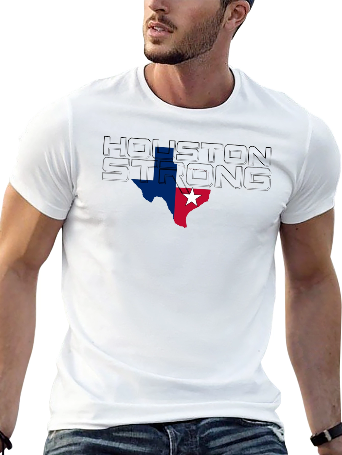 Houston Strong Texas Pride Graphic Tee