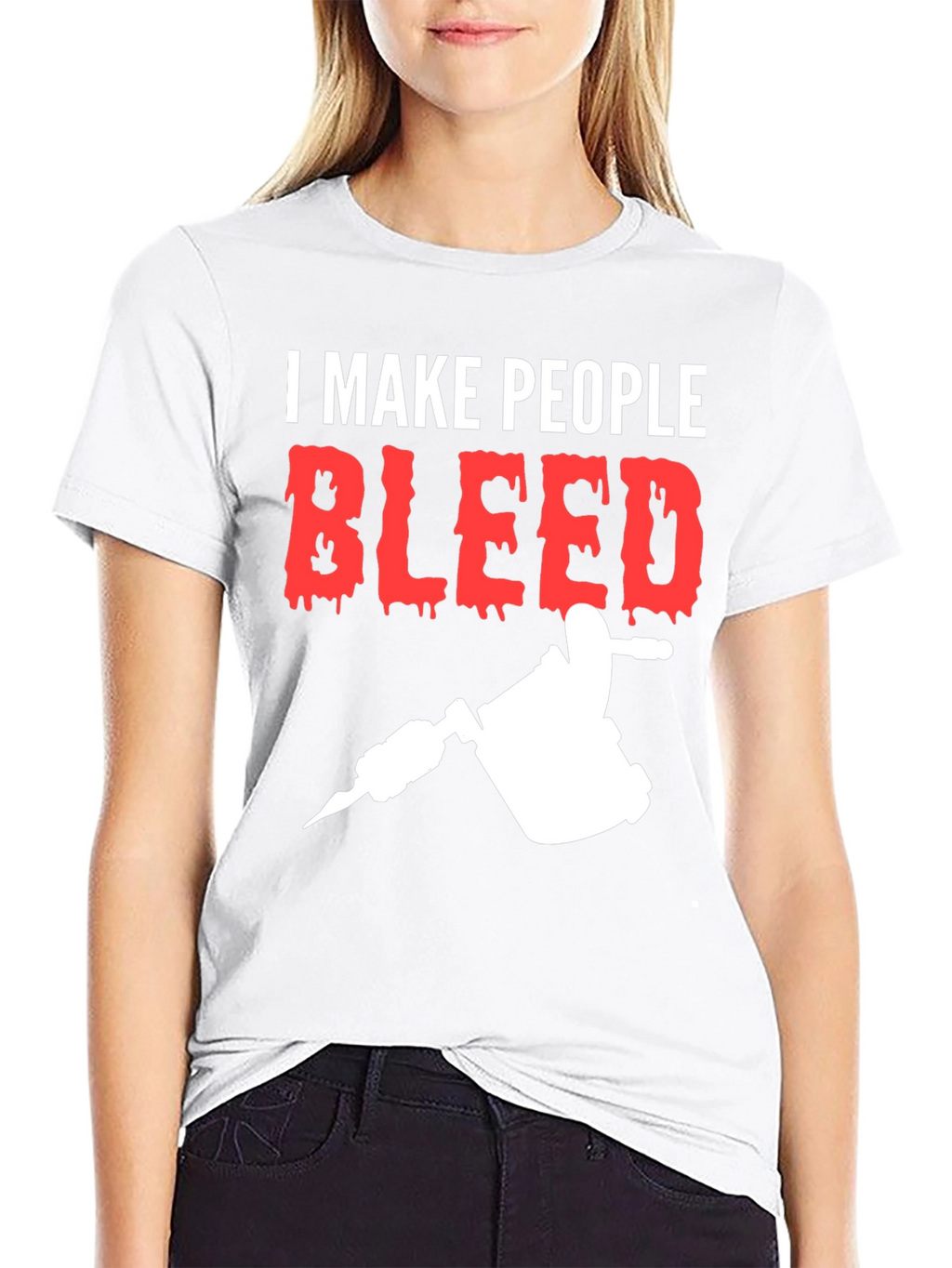 I Make People Bleed Tattoo Artist T-Shirt